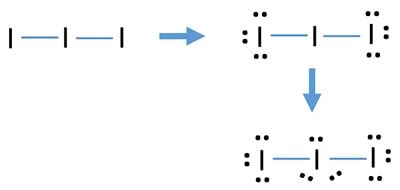 lewis structure for i3 ion.